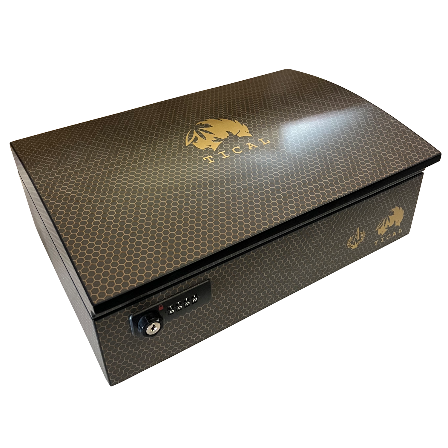 TICAL Black Honeycomb Storage Lock Box