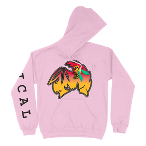 TICAL Bee Pullover Hoodie Pastel Pink
