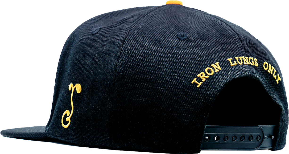 TICAL Snapback Hat Black and Yellow